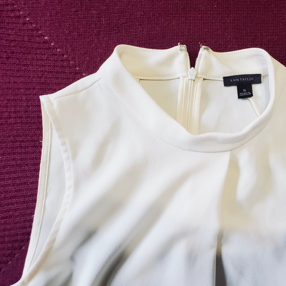 Ann Taylor White Dressy Tank - Picture 7 of 10